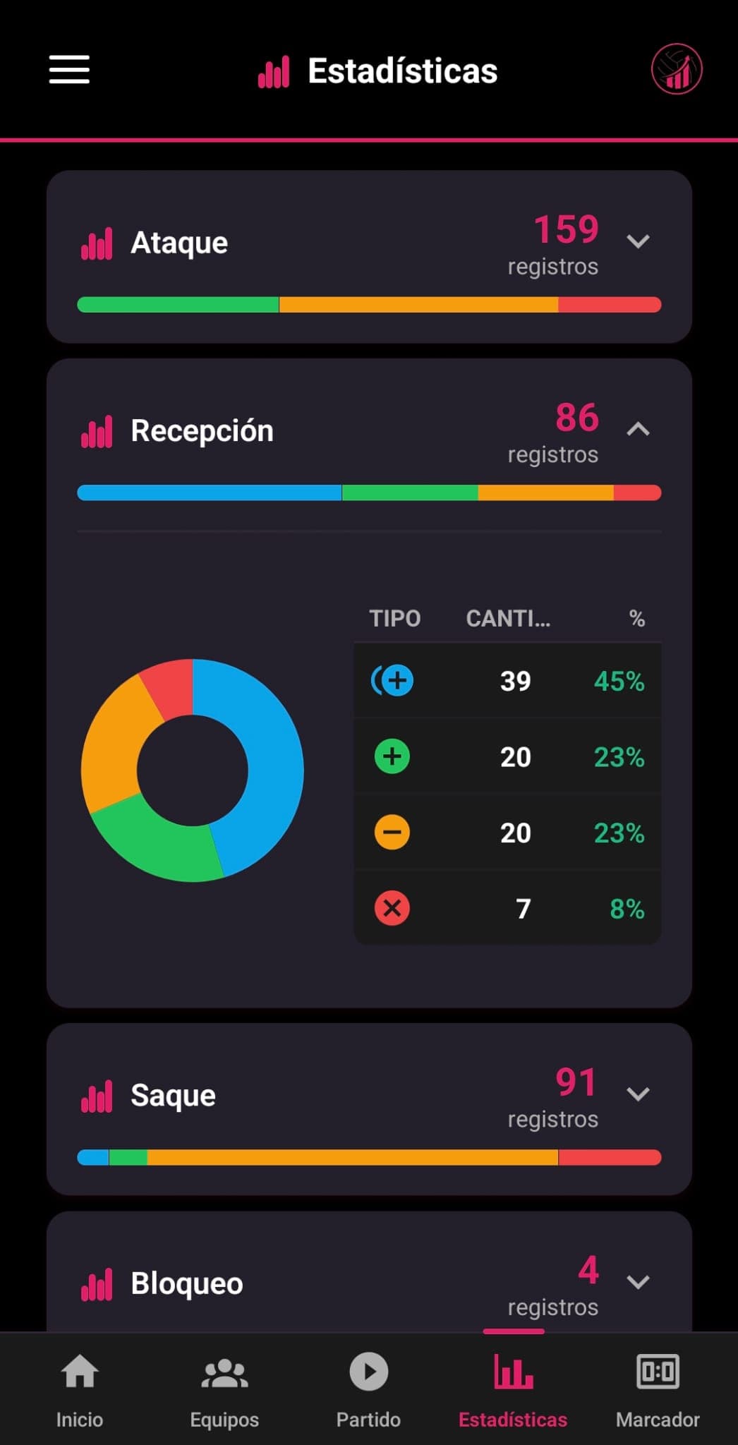 VBStats — pantalla 10