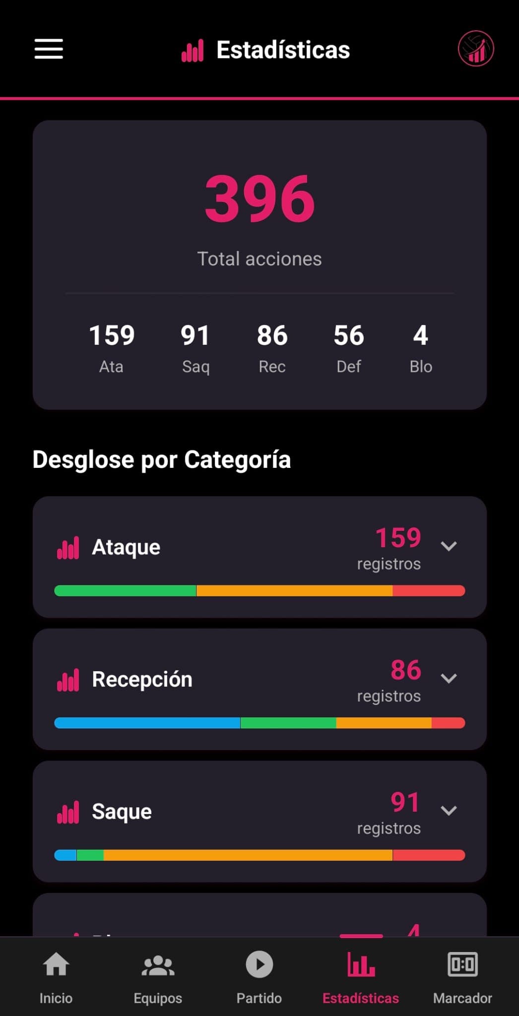 VBStats — pantalla 12