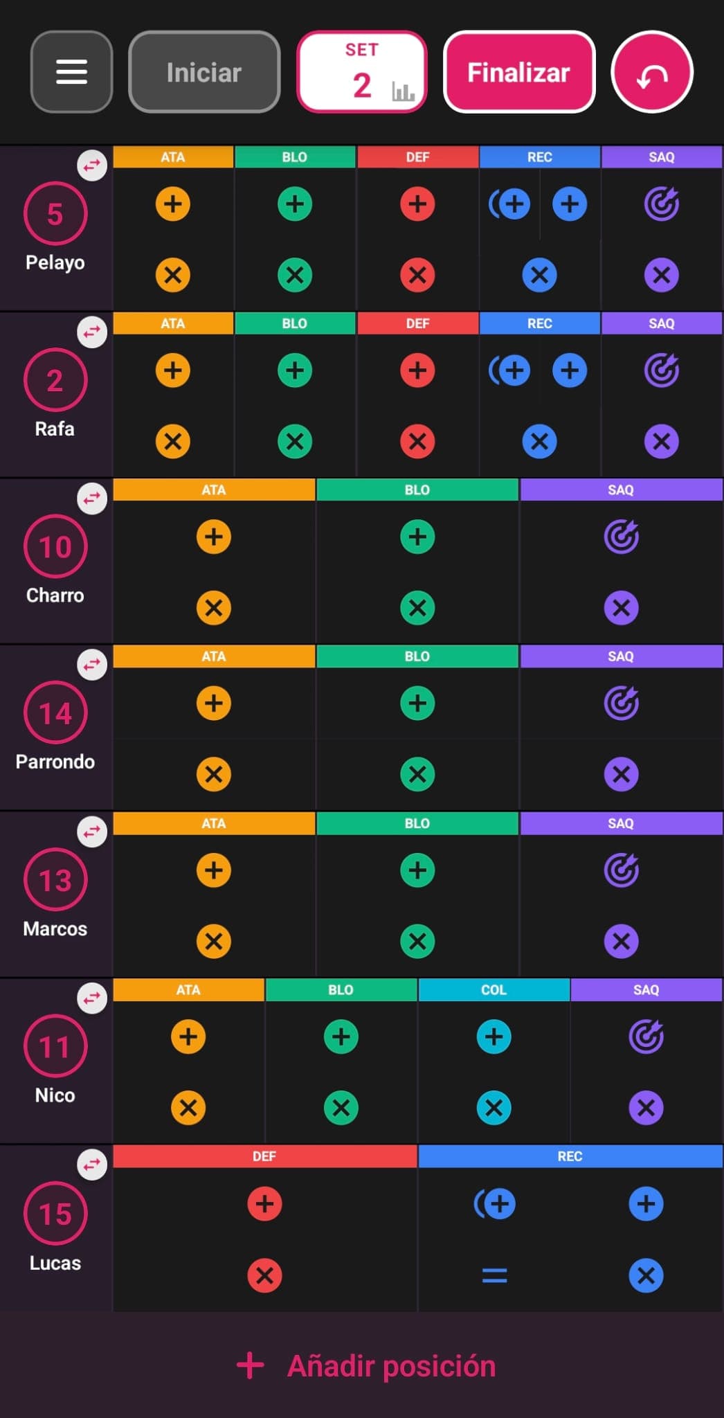 VBStats — pantalla 14