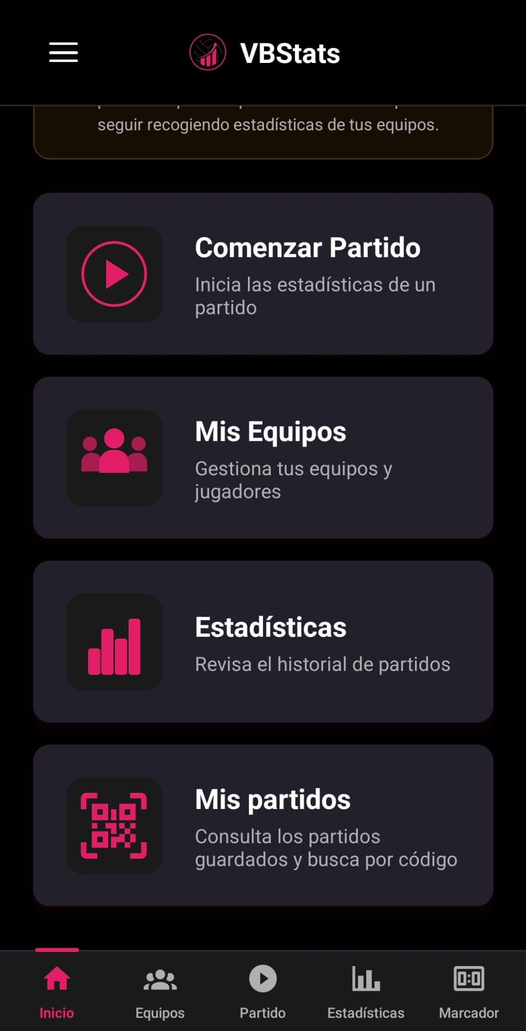 VBStats — pantalla 15